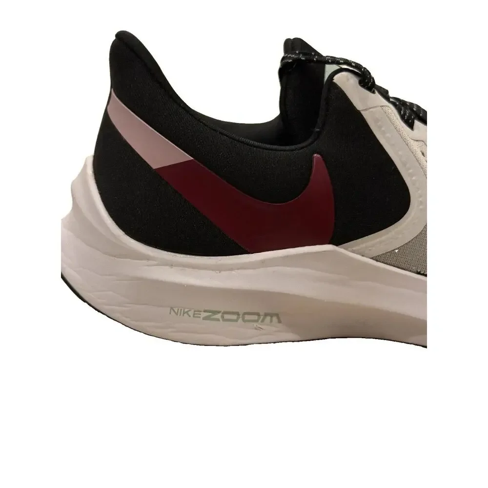Nike Air Zoom Winflo 6 Women’s Running Shoes White Black Red Size 7 AQ8228-103